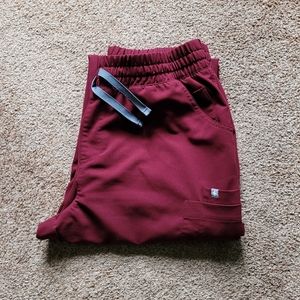 FIGS Yola high waisted skinny scrub pants L petite